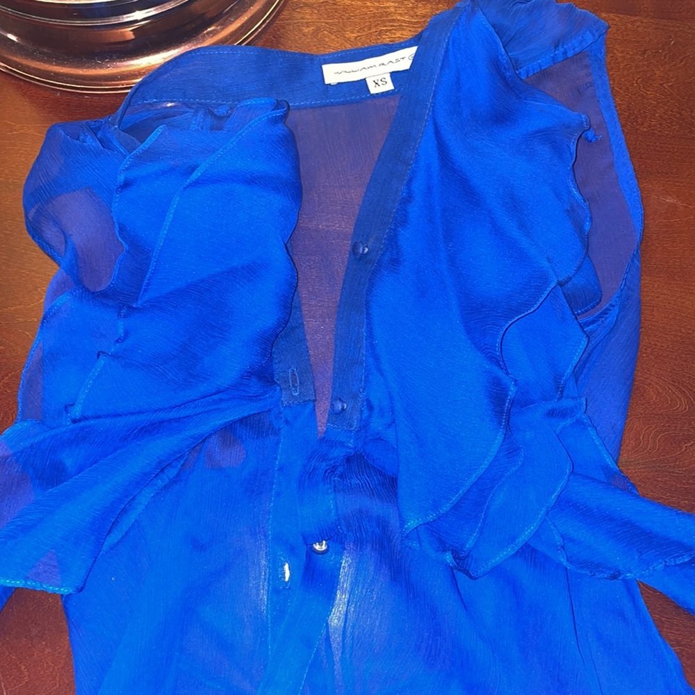 William Rast Ruffle Blouse - Picture 9 of 9
